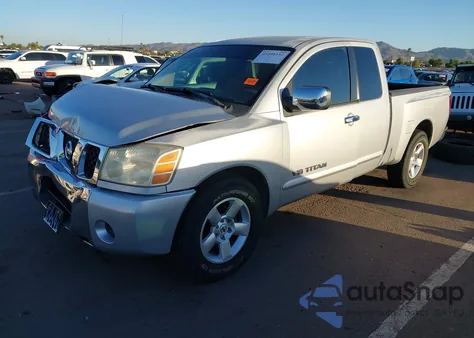 2005 Nissan Titan Se from USA, damaged, VIN 1N6AA06A75N555410